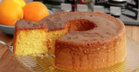 Bolo de Laranja Fofinho